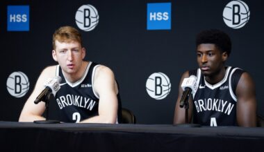 The Brooklyn Nets rookies are inching along. It’s their only option.