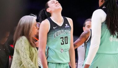 Breanna Stewart gets MRI as injury looms over Liberty's repeat hopes