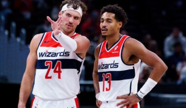 Wizards clinch first season win, defeat Hawks 121-119