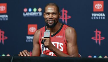 Durant “sees himself signing” an extension” with the Houston Rockets