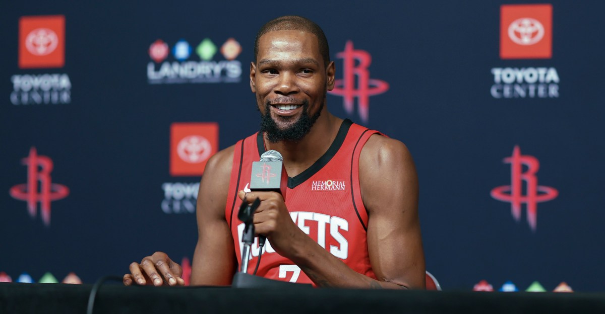 Durant “sees himself signing” an extension” with the Houston Rockets