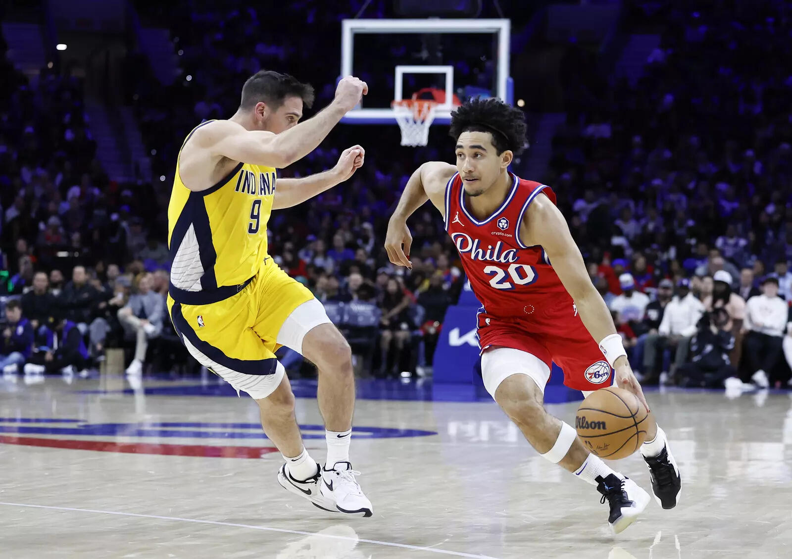 Jared McCain of the Sixers