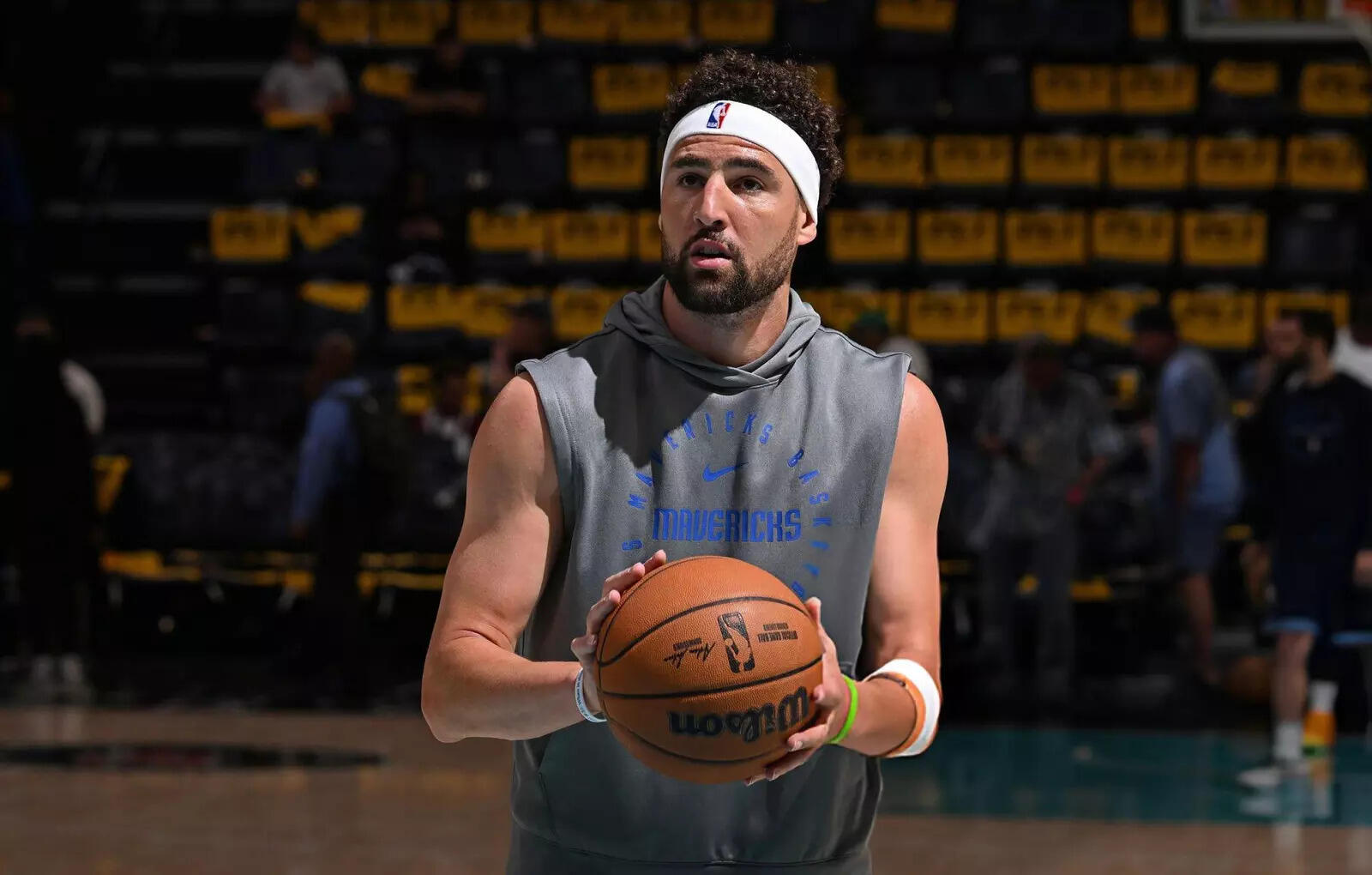 Klay Thompson in action (Image via Getty Images) Klay Thompson in action