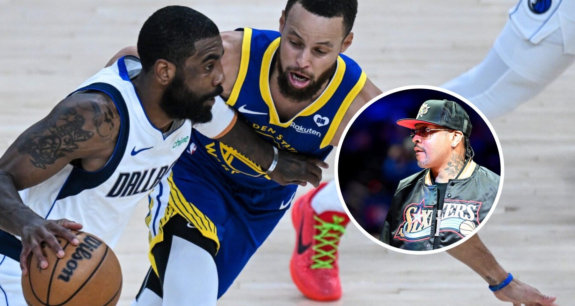 When Allen Iverson picked between Kyrie Irving and Steph Curry for best handles ever, but Shaq disagreed