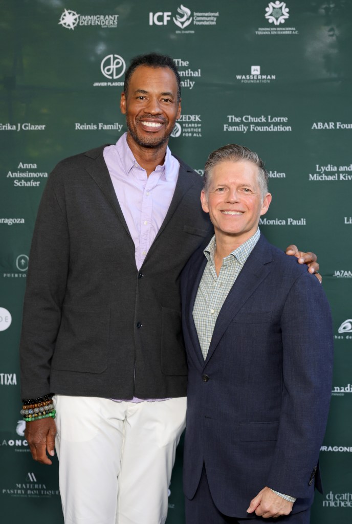 Jason Collins and Brunson Green attend the This Is About Humanity Soiree on August 23, 2025 in Los Angeles, California.