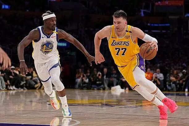 Luka Doncic and Jimmy Butler (Image via Michael Owens/Getty Images) Luka Doncic and Jimmy Butler