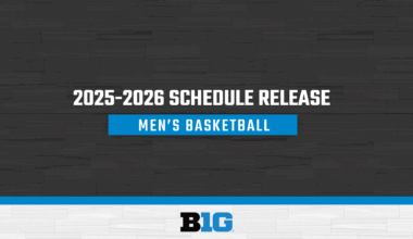 Big Ten Announces 2025-26 Men’s Basketball Conference Schedule