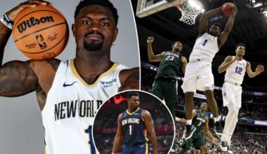 Zion Williamson hasn't 'felt like this since college' after body transformation