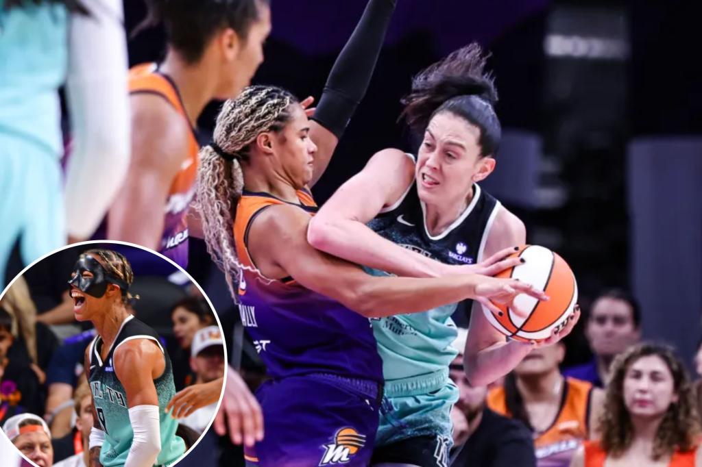 Liberty rally in OT after near collapse for Game 1 win over Mercury