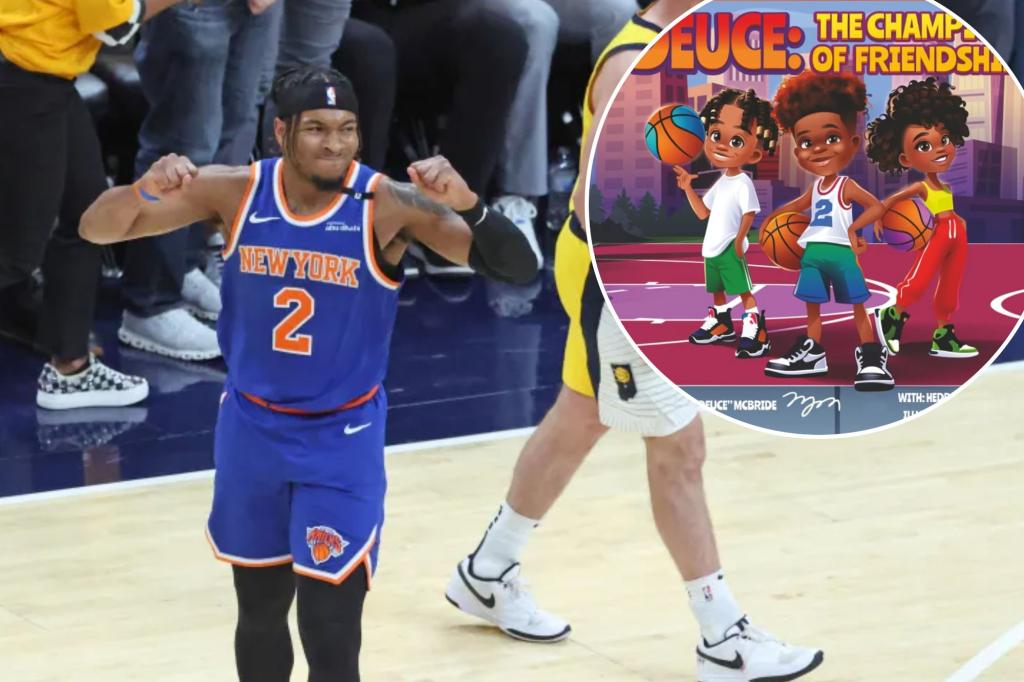Knicks' Miles McBride begins journey as an author and a dad