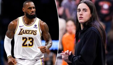 LeBron James' message to Caitlin Clark after her season ends in injury