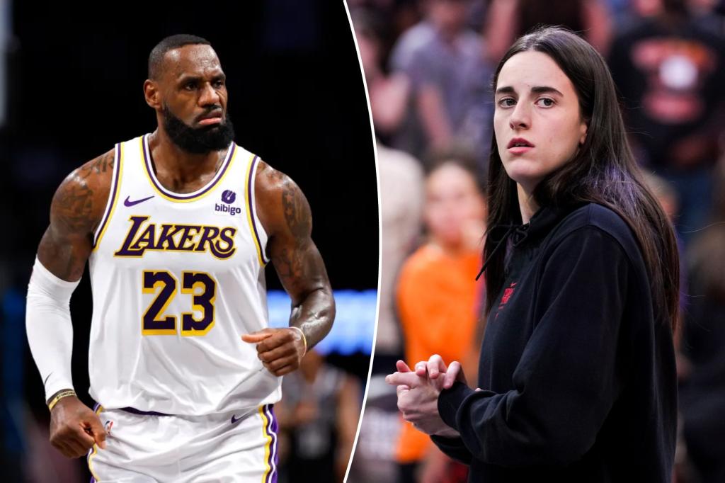LeBron James' message to Caitlin Clark after her season ends in injury