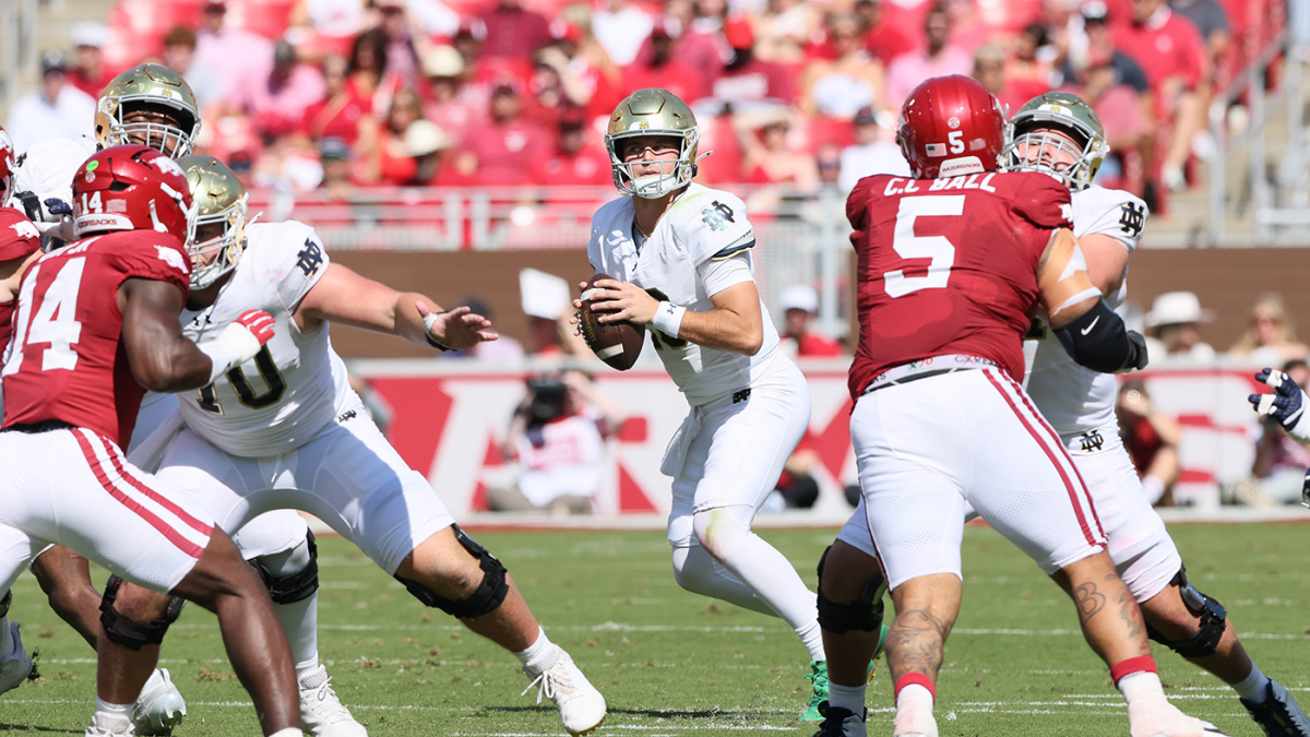 College football scores, live updates: Week 5 schedule features Notre Dame vs. Arkansas, USC vs. Illinois