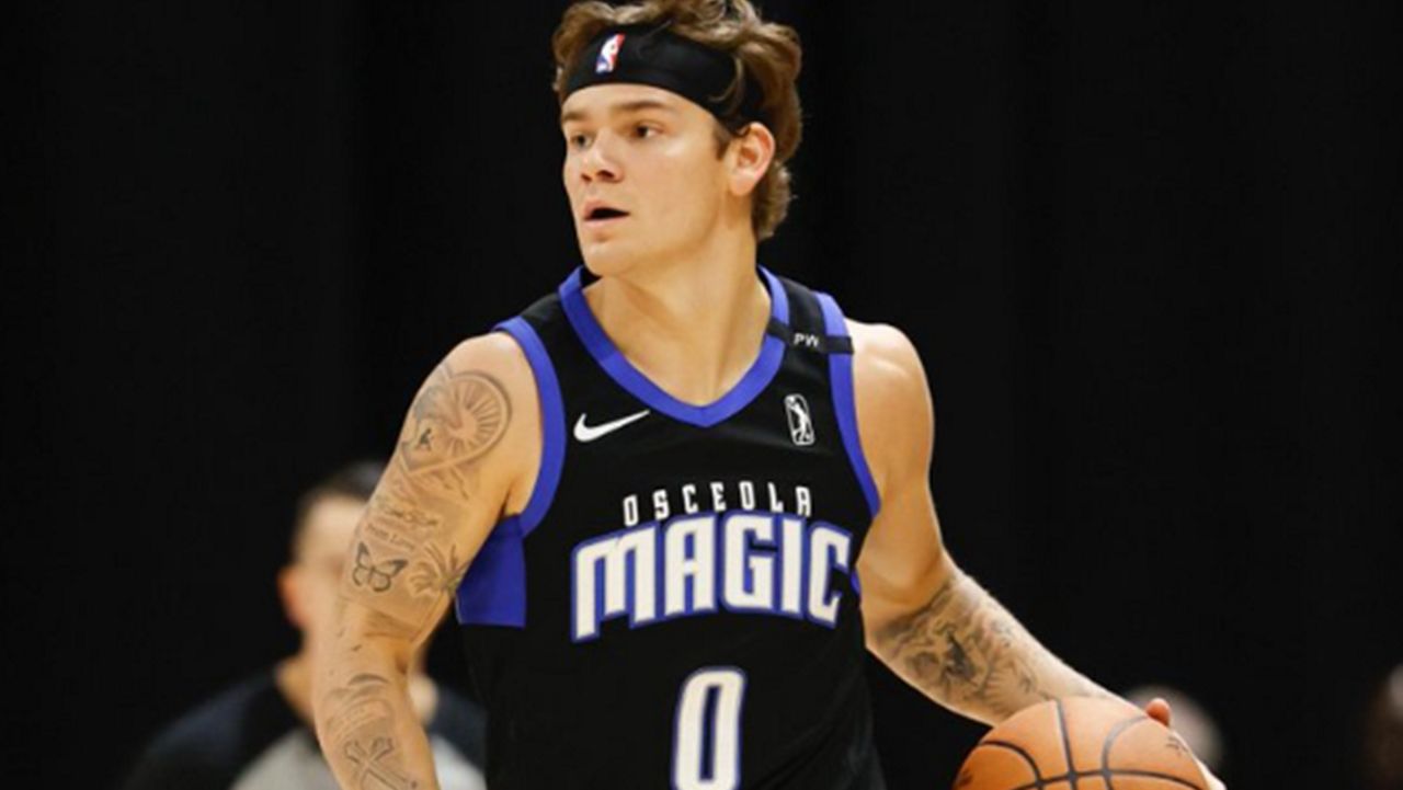 Osceola Magic guard Mac McClung will lead the team into the NBA G League Eastern Conference final on Sunday. (Courtesy of Osceola Magic, via X)