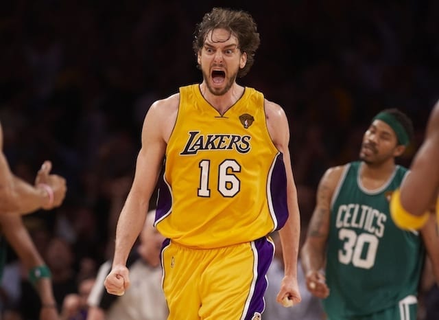 Pau Gasol Wants To See Lakers Win Championship & Catch Up With Celtics