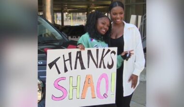 Pittsburgh-area college athlete gifted new SUV from NBA legend Shaquille O'Neal