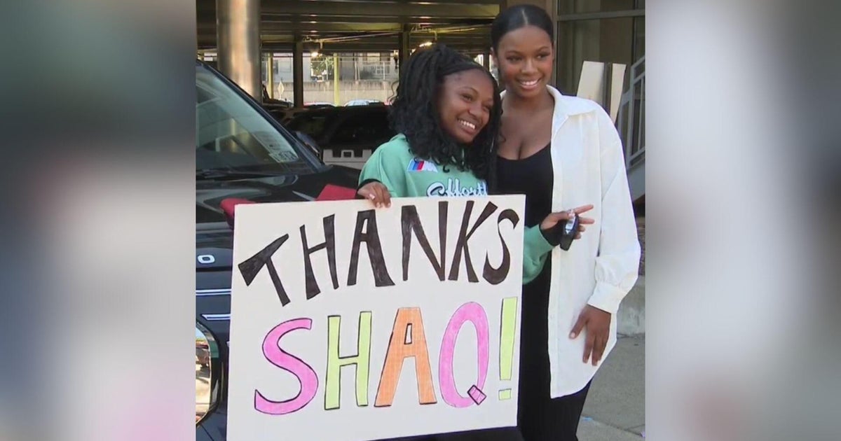 Pittsburgh-area college athlete gifted new SUV from NBA legend Shaquille O'Neal