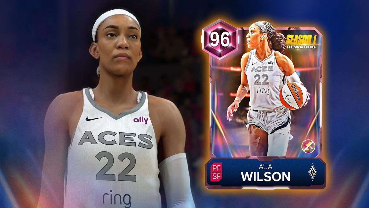 NBA 2K26 Season 1 starts off with A'ja Wilson, Kelsey Plum