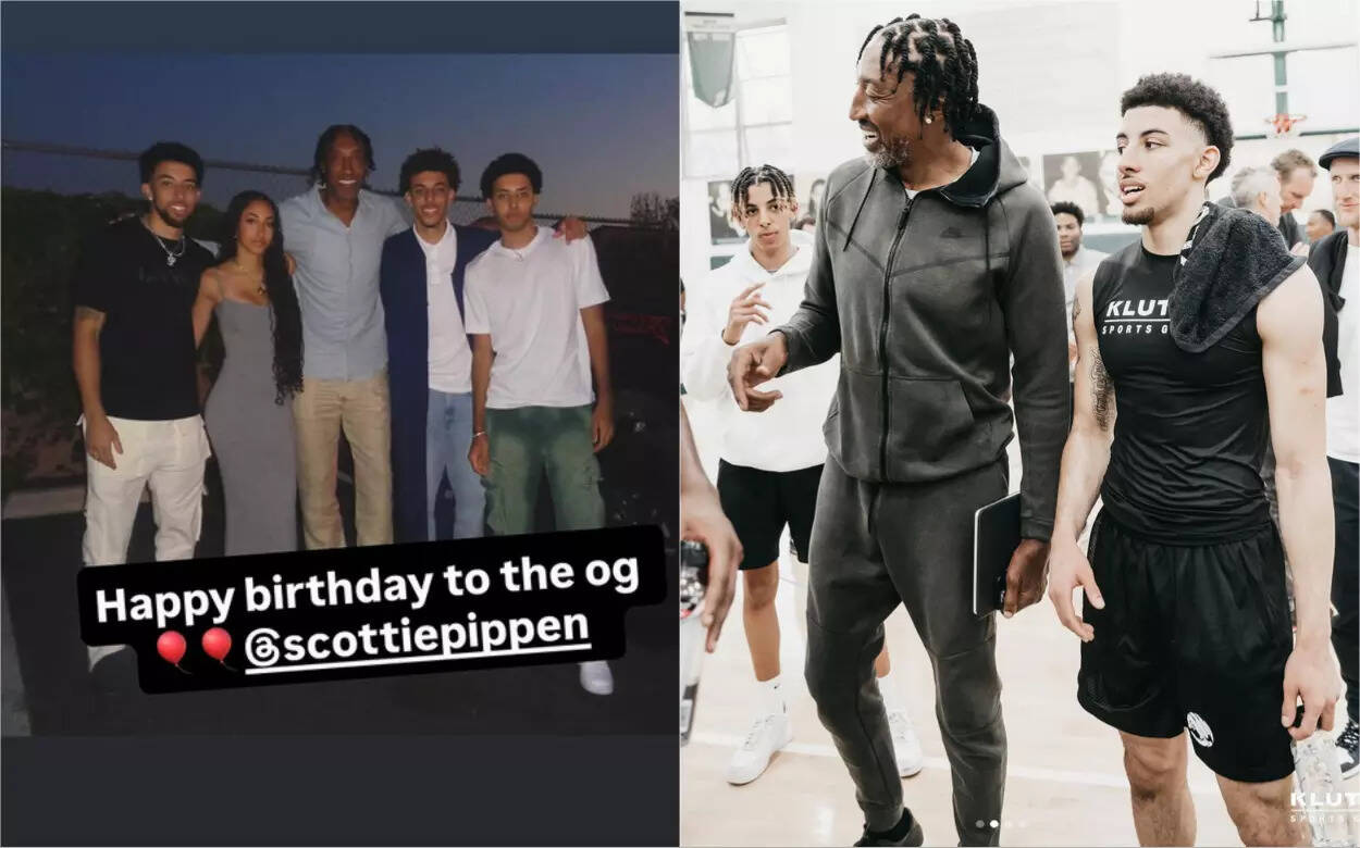 Scotty Pippen Jr.'s message for Scottie Pippen (Image via Instagram / @spippenjr) Scotty Pippen Jr.'s message for Scottie Pippen
