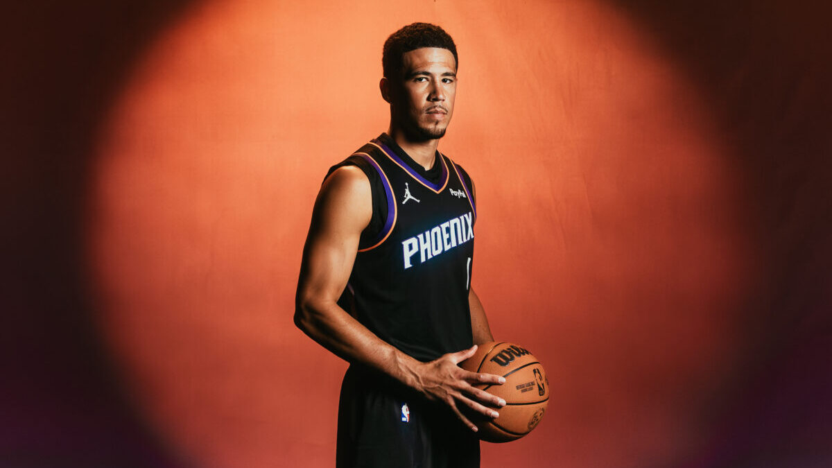 The Suns' new Statement Edition uniforms...