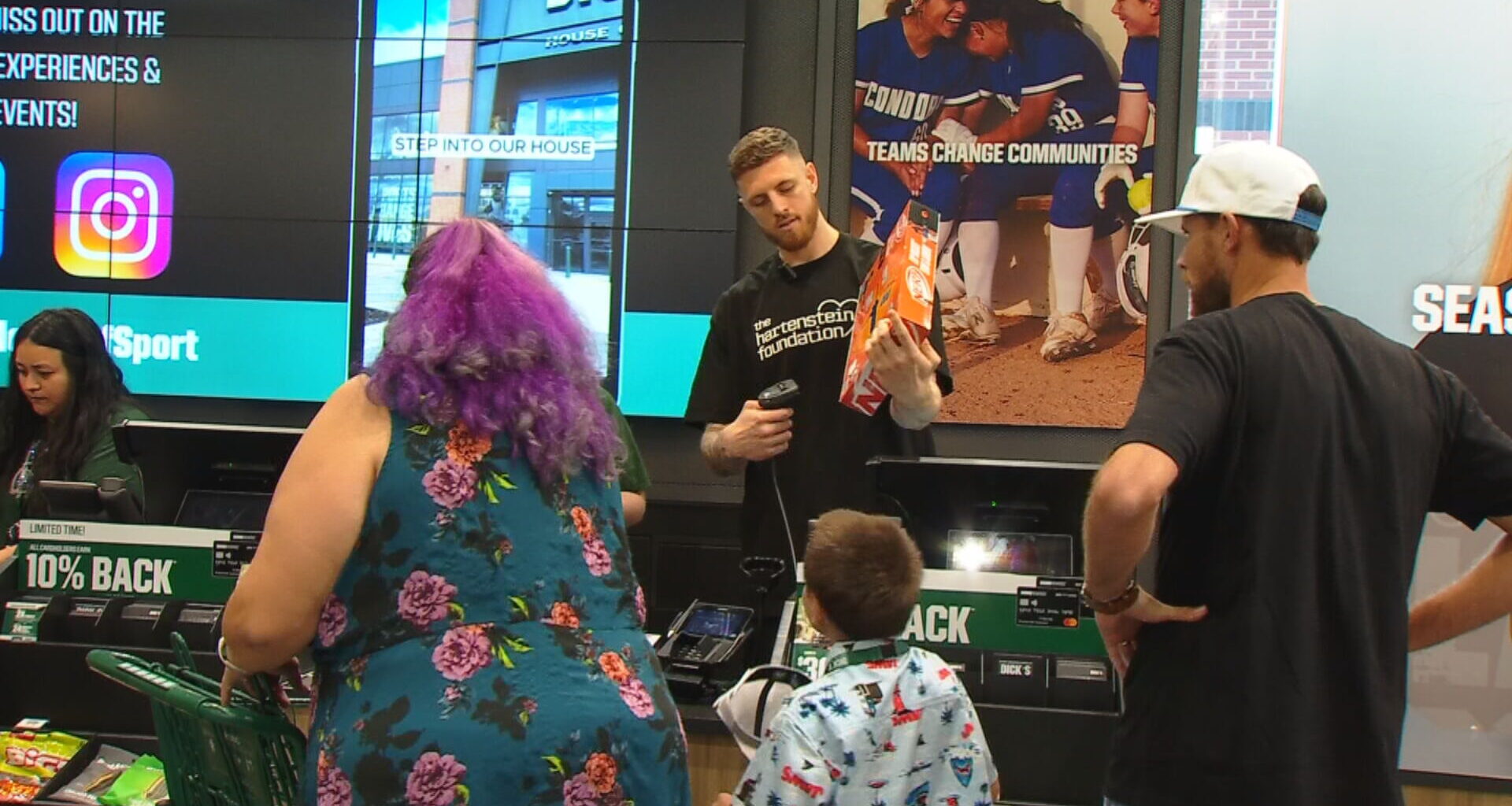 Hartenstein Foundation surprises 12 Oklahoma kids with shopping spree