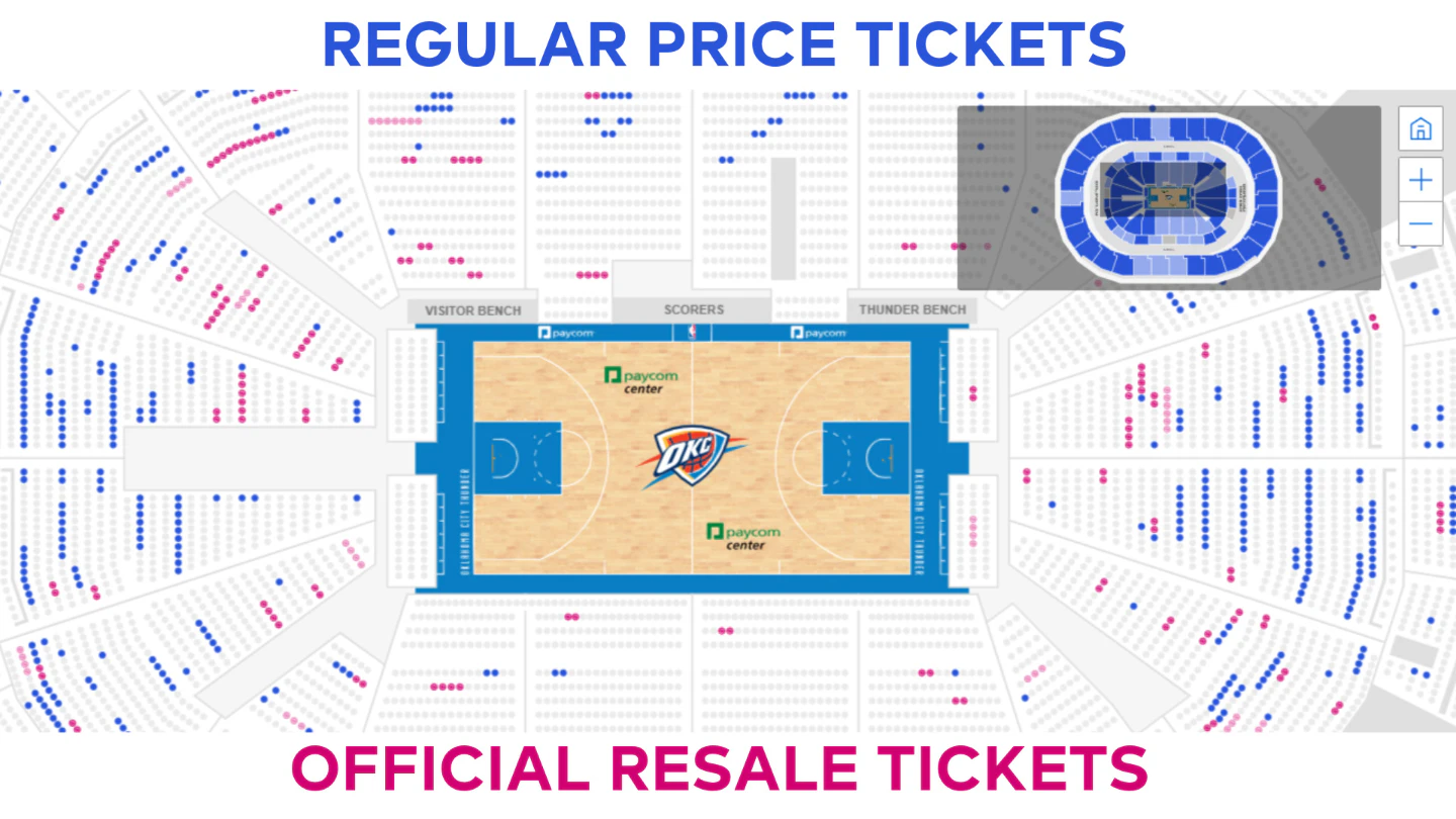 Thunder Ticket seller difference