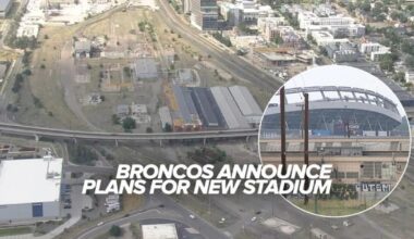 Broncos unveil plans for a privately-funded, retractable-roof stadium in Denver