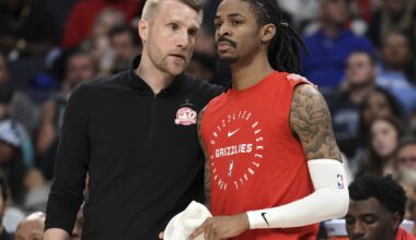 Morant changes 3-point celebration to pretend grenade toss in light of league fines and warnings