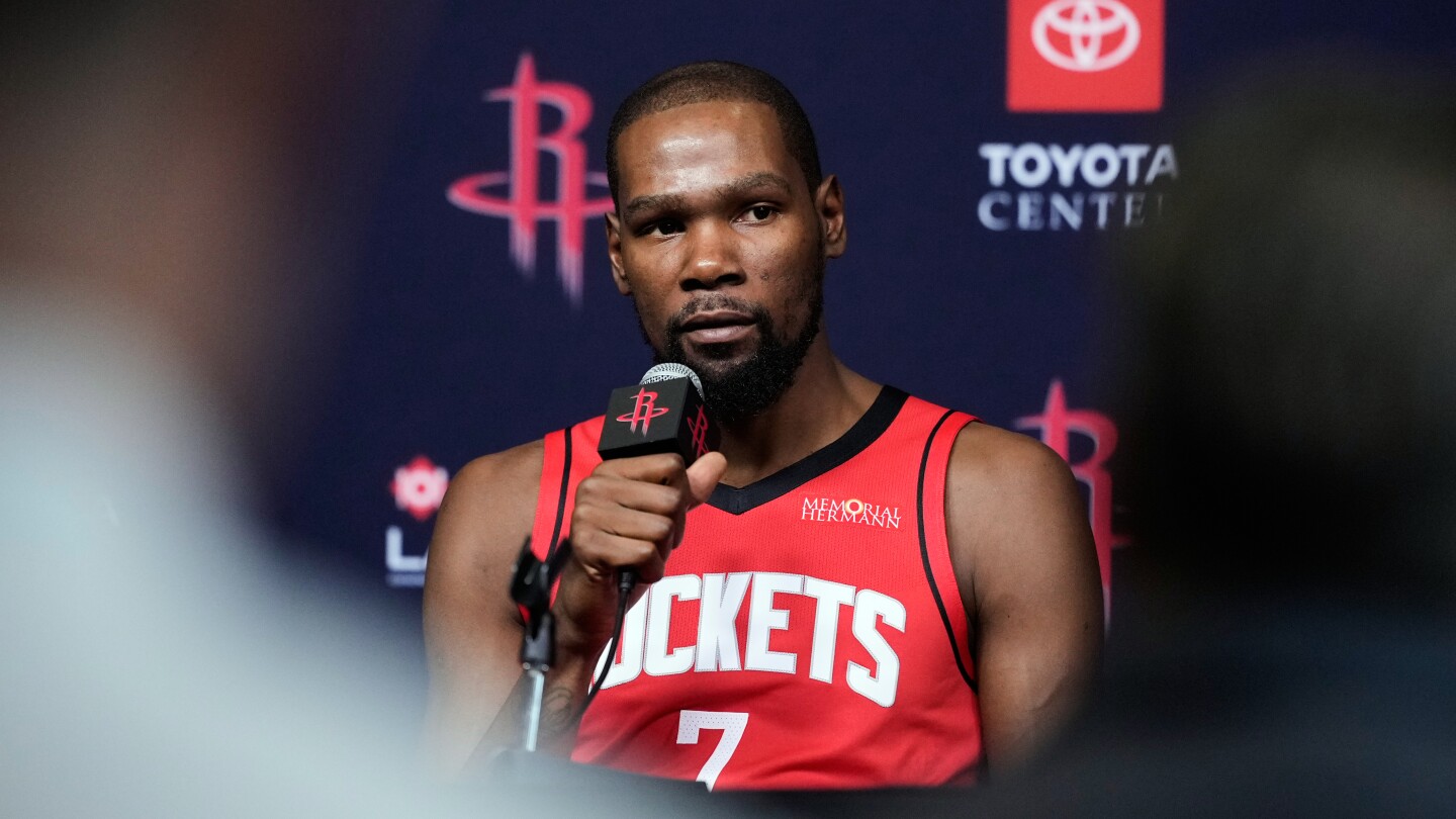 Kevin Durant back in Texas with Houston Rockets after blockbuster summer trade