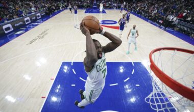 Pritchard and Tatum lead Celtics to 124-104 win over 76ers