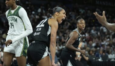 Aces' A'ja Wilson earns historic fourth WNBA MVP award