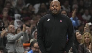 J.B. Bickerstaff returns to Cleveland and gets mixed reaction from fans as Detroit's coach in loss