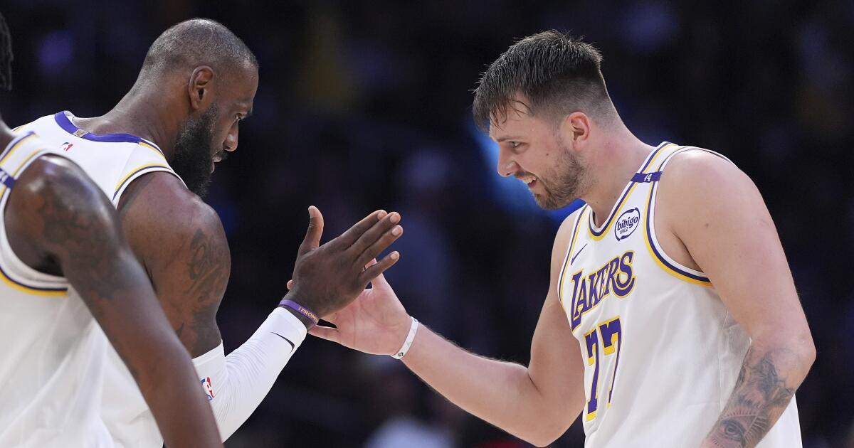 Luka Doncic and Lakers beat Clippers again to move to 2nd in West