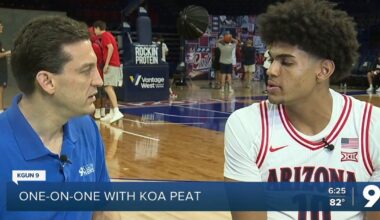 One-on-one with Koa Peat at Arizona Basketball media day
