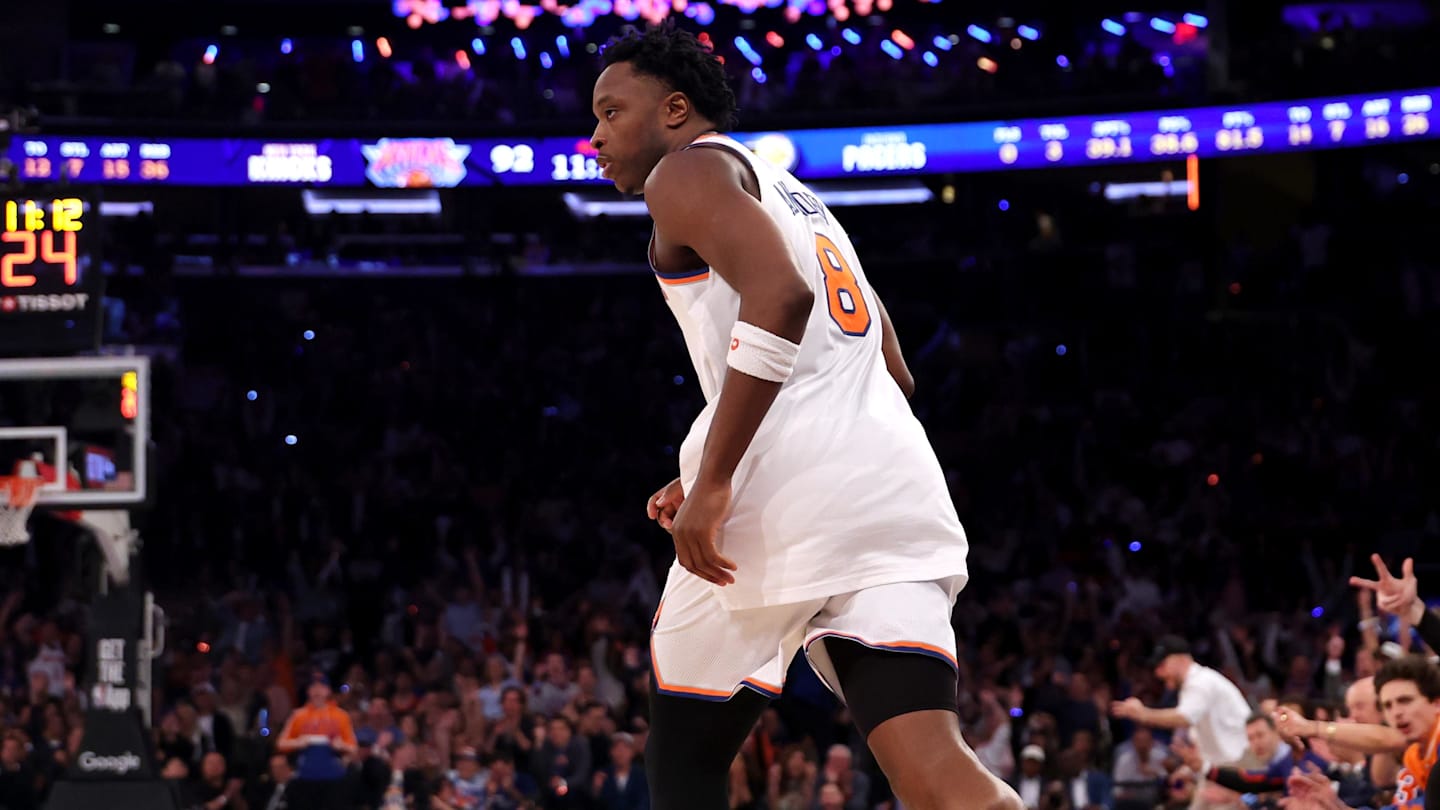 OG Anunoby Returns as New York Knicks Sweep 76ers in Abu Dhabi Games