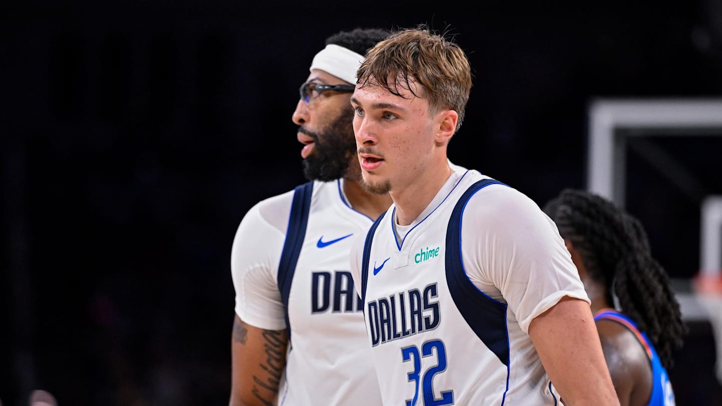 Mavericks are facing Anthony Davis dilemma, and Cooper Flagg thinks it's his fault