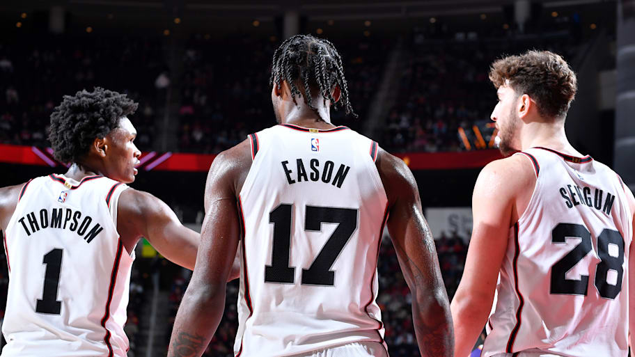 Amen Thompson, Tari Eason and Alperen Şengün.