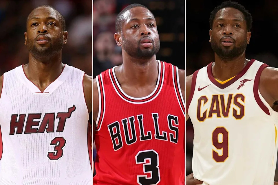 Mike Ehrmann/Getty; Sam Forencich/NBAE via Getty; David E. Klutho /Sports Illustrated via Getty Dwyane Wade.
