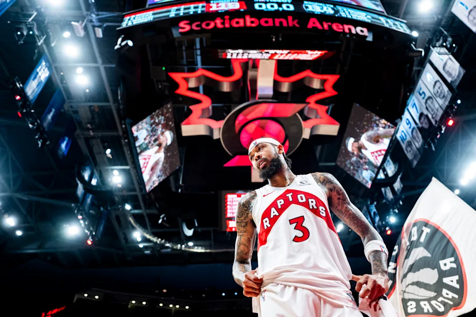 Toronto Raptors forward Brandon Ingram (3)Credit&colon; Kevin Sousa-Imagn Images