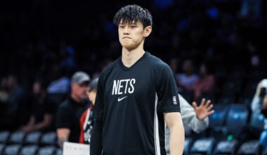 All eyes are on Zeng Fanbo as the Brooklyn Nets forward returns to Chinese soil, offering local fans a homecoming moment that bridges the NBA’s global reach with homegrown talent. (Photo by You Fang / VCG via Getty Images)