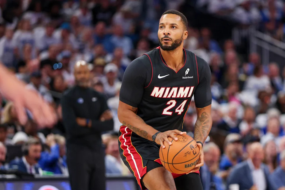 Miami Heat guard Norman Powell (24)Nathan Ray Seebeck-Imagn Images