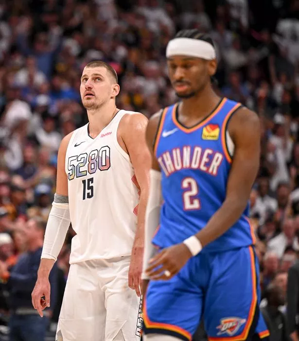 Shai Gilgeous-Alexander and Nikola Jokic faced off in the 2025 NBA playoffs