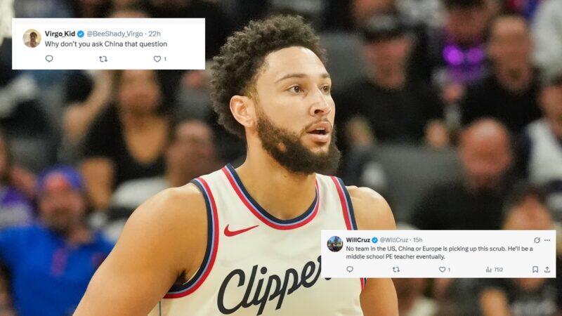 NBA Fans Convinced Where Ben Simmons Will Play Next After Remaining Teamless This Season