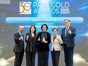 Sands China's Bilingual Publication Wins PATA Gold Award