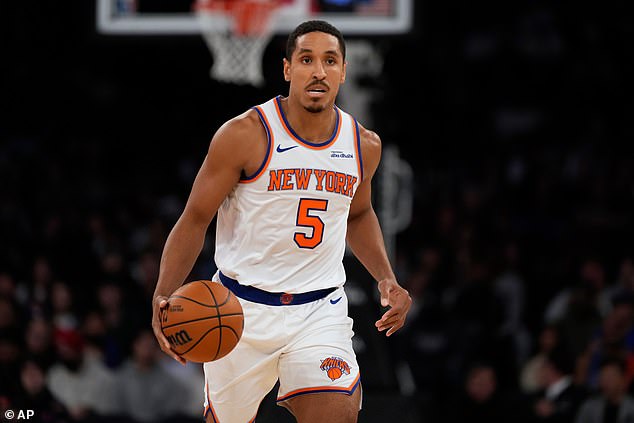 Malcolm Brogdon, seen playing for the Knicks during the preseason, has decided to retire
