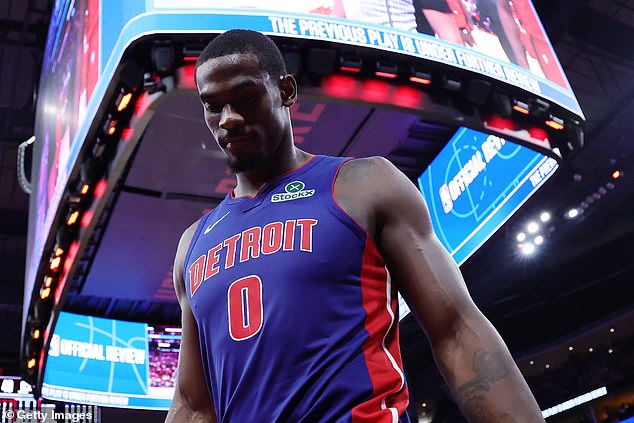 Duren planted the elbow on Thompson after the pair had already had a minor altercation