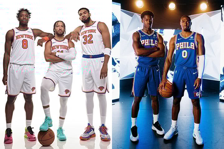 NBA ball on court NBA ball on court