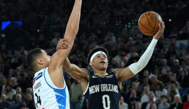 Pelicans get first preseason win under Joe Dumars in Australia