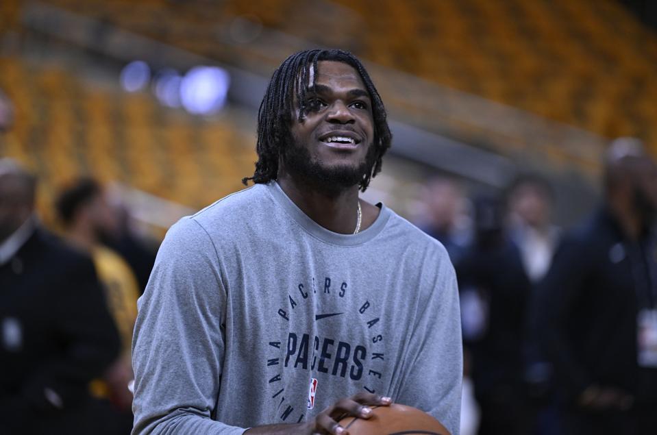 NBA Finals Game 6 warm-ups: Indiana Pacers vs Oklahoma City Thunder in Indianapolis