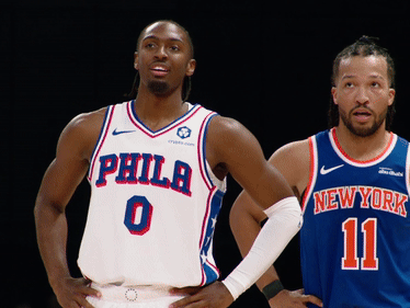 Tyrese Maxey, Jalen Brunson Tyrese Maxey, Jalen Brunson